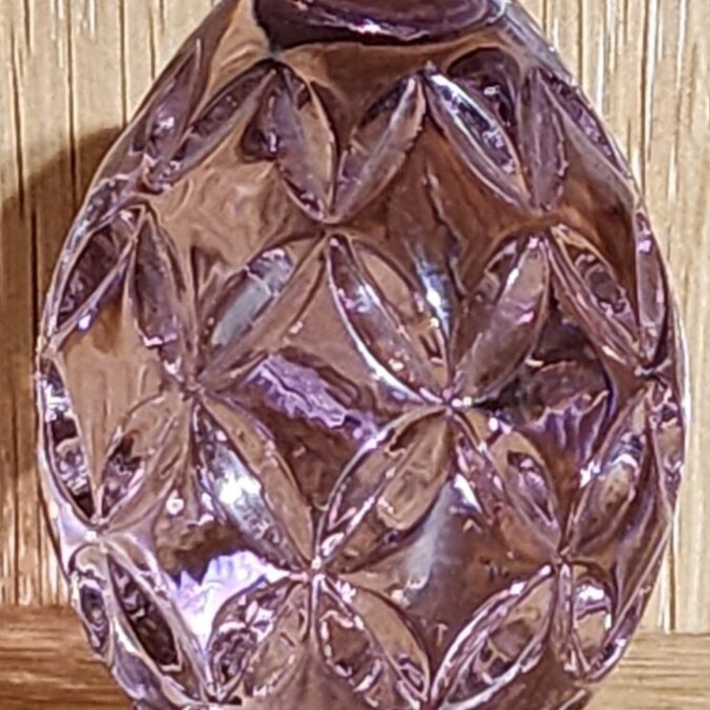 Waterford Purple Crystal Accents Geometric Decor